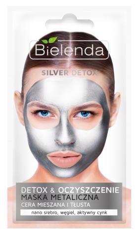 SILVER DETOX Очищающая металлическая маска для нормальной, смешанной и жирной кожи 8г (*18)