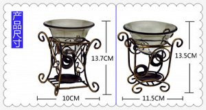 Аромалампа Размер 9,5х9,5х12,5 см, железная ковка в ретро стиле, может прийти любая