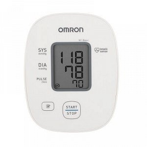 Omron, Тонометр автоматический, M1 Basic с адаптером, манжета М, Омрон