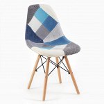 Стул &quot;Eames&quot; HYH-A30-4, Пэчворк синий