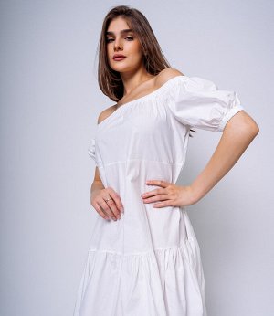 Платье #КТ68011, белый