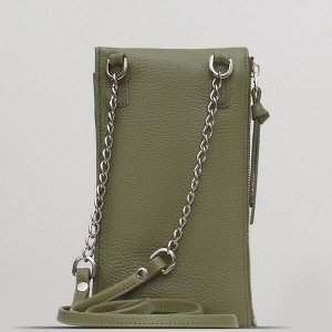 Женская кожаная сумка Richet 2699LN 261 Зеленый