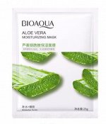 Bioaqua Маска тканевая для лица с экстрактом Алоэ Вера 25г /720шт/Арт-BQY74985/374985/ОВО
