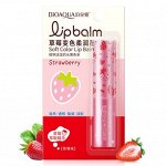 Bioaqua Lip Balm бальзам д/губ 2,7гр. увлажн. защита экст.клубники блистер 1шт / 576шт / BQY9539 / 7