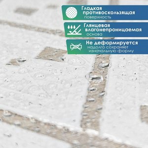 Скатерть на стол ПВХ клеенка "Муза" 110х132 см - Геометрия