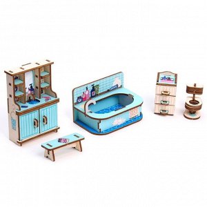 Кукольная мебель «‎Ванная»‎