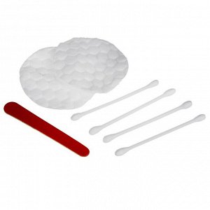 Набор гигиенический «Sargan»: Ватные палочки, ватные диски и пилочка для ногтей