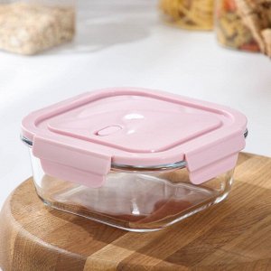 Контейнер из жаропрочного стекла Доляна Cookn Freeze, 750 мл, 16*7 см, с крышкой