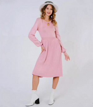 Платье #КТ7638, розовый