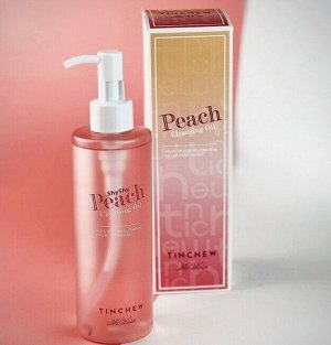 Tinchew  Персиковое гидрофильное масло для мягкого очищения кожи Shy Shy Peach Cleansing Oil, 250 мл