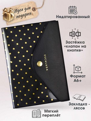 Записная книжка, формат А6+, 80 л., мягкий переплёт, тиснение фольгой