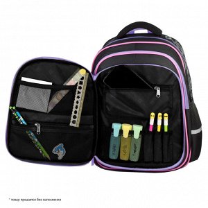 Рюкзак школьный, Феникс+, 29х38.5х13.5 см, полиэстер, высокая печать, шелкография, 2 отделение (-я)