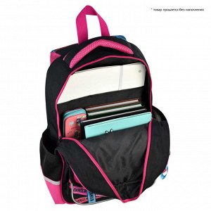 Рюкзак школьный, Феникс+, 28х37,5х13,5 см, полиэстер, высокая печать, сублимационная печать, шелкография, 1 отделение (-я)