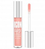 LUXVISAGE Блеск для губ с эффектом объема ICON LIPS тон 502 crem peach