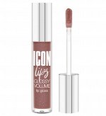 LuxVisage Блеск для губ с эффектом объема LUXVISAGE ICON lips glossy volume тон 506 Caramel Beige 3,4г