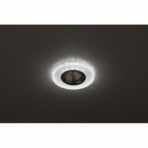 Светильник DK LD1 WH  ЭРА декор cо светодиодной подсветкой, прозрачный, шт
