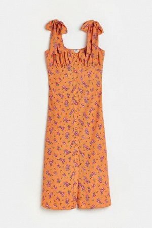 Оранжевое платье-футляр с чашками River Island Betty