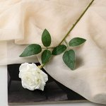 Цветы искусственные &quot;Роза Гран При&quot; 8х56 см, белый