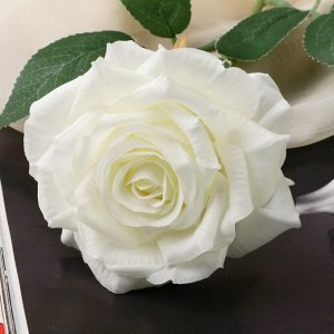 Цветы искусственные &quot;Роза Гран При&quot; 8х56 см, белый