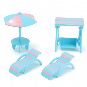 Набор пляжной мебели/Мебель для кукол