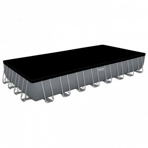 Бассейн каркасный Bestway Power Steel, 956?488?132 см, песчаный фильтр-насос, тент, лестница, 56623