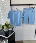 Костюм с шортами и футболкой летний
