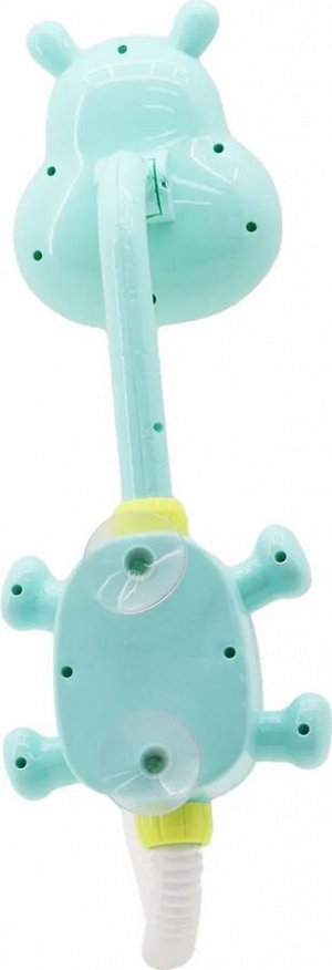 Развивающая игрушка для ванной, душ на присосках "Бегемотик" для малышей, Ути Пути / Детская игрушка для купания/Брызгалка для детей