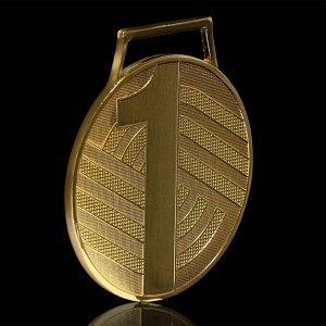 Медаль «1 место», золото, без ленты, d = 5 см