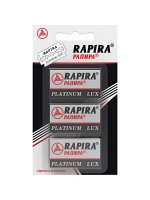 Лезвия двусторонние RAPIRA Platinum Lux, 3 упаковки по 5шт, 15шт