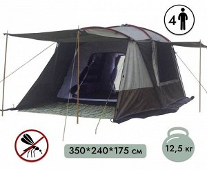 Палатка семейная / 350 х 240 х 175 см
