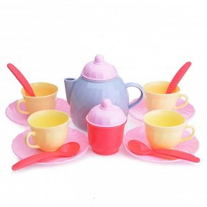 Набор посуды чайный "Розовый зефир", Игровой набор посуды