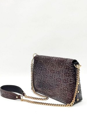 Женская сумочка mo4812 fiori marrone средняя