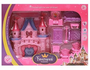 Рыжий Кот Замок для кукол Замок принцессы-1 с аксессуарами арт.В1410003 размер изделия: 42,5*30*6 см
