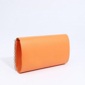 Сумка-клатч на магните, цвет оранжевый