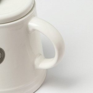 Чайник заварочный Доляна «Гурман», 740 мл, цвет белый