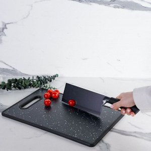 Топорик кухонный Доляна «Супер-блэк», лезвие 17.5x7 см, чёрный