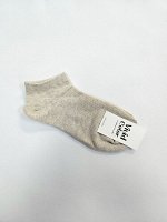 Носки женские укороченные, БЕЖЕВЫЕ. Ю.Корея