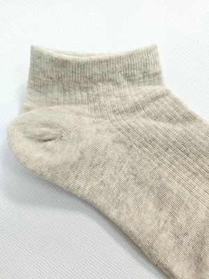 Носки женские укороченные, БЕЖЕВЫЕ. Ю.Корея