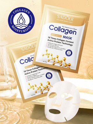 Омолаживающая маска для лица с коллагеном SADOER Collagen Anti-aging mask