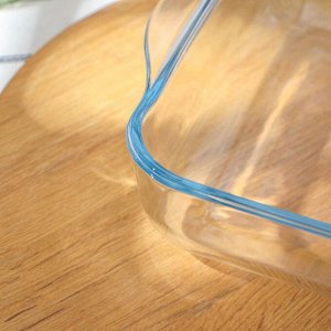 Лоток квадратный из жаропрочного стекла для запекания Borcam, 2 л, 22?22 см