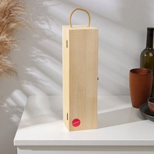Ящик для вина Доляна «Мальбек», 35x10x10 см