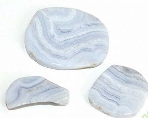 Агат голубой (Сапфирин) Пластина 3 см