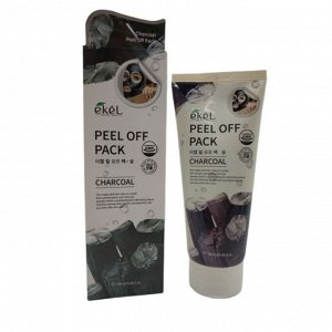 Маска-пленка для проблемной кожи с угольной пудрой/Peel Off Pack Charcoal,, Ekel, Ю.Корея, 180 г