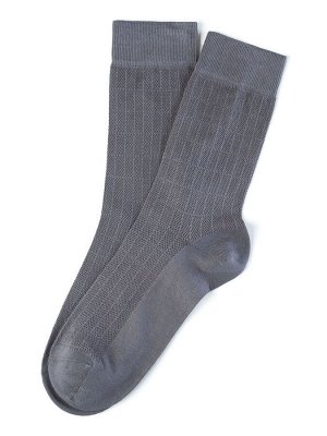 Мужские носки с жаккардовым рисунком, серые