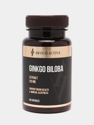 GINKGO BILOBA&quot; (&quot;ЭКСТРАКТ ГИНКГО БИЛОБА&quot;) 60 капсул TM AWOCHACTIVE