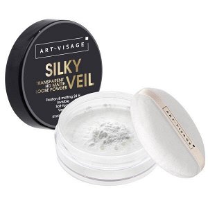 Пудра рассыпчатая "SILKY VEIL" №301 прозрачная финишная 10гр