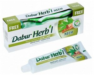 Зубная паста (ним в комплекте с зубной щеткой) 150г Dabur Toothpaste Neem with Toothbrush