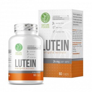 Лютеин для глаз Nature Foods Lutein 20мг - 60 капс
