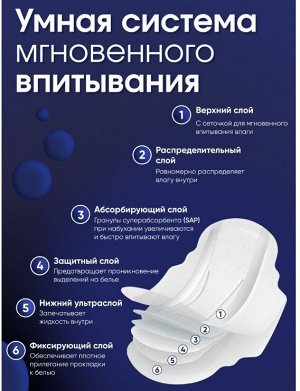 Прокладки женские Reva Care  Night 8шт