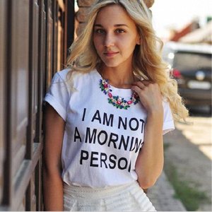 Стильная футболка "I m not..."